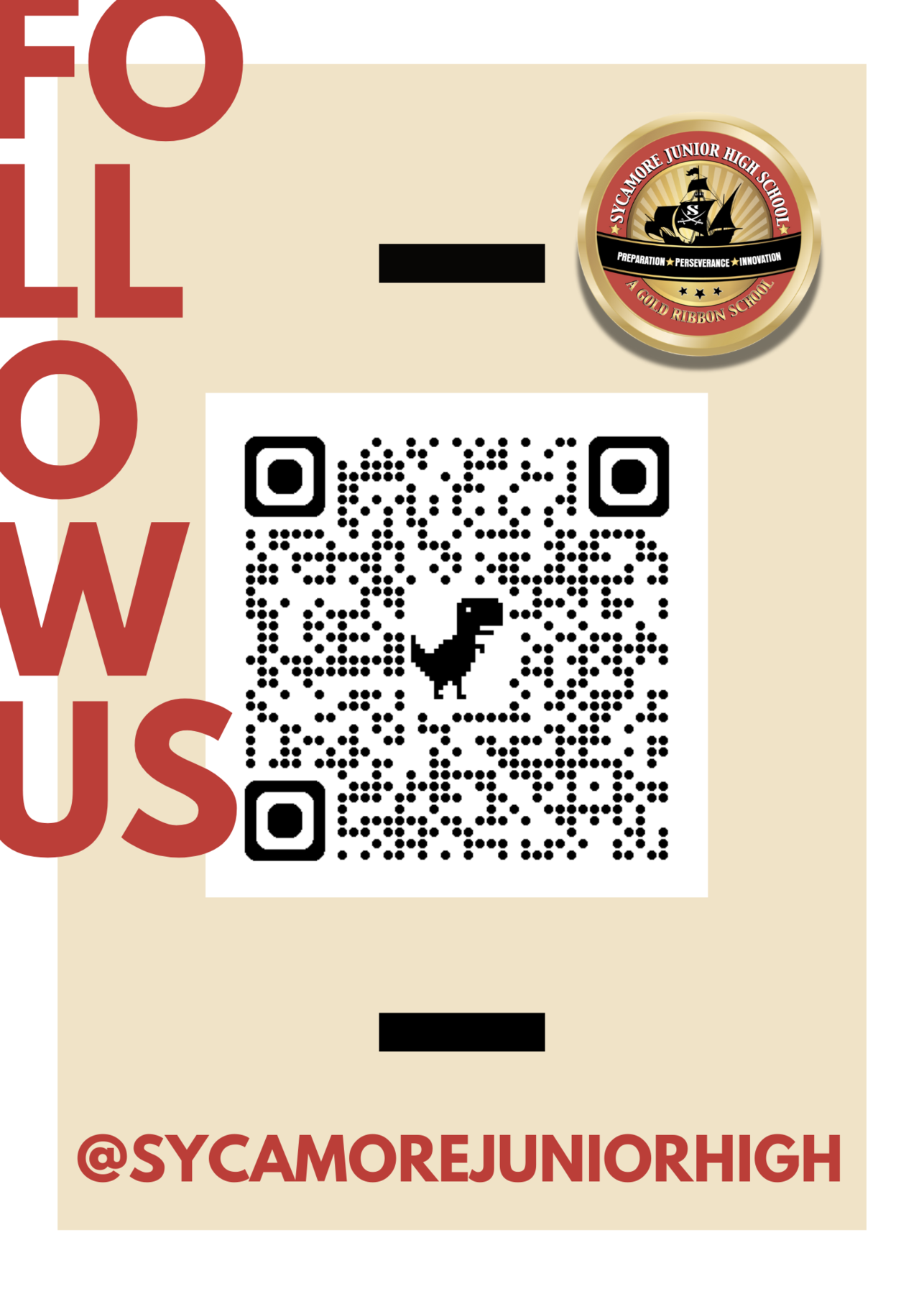 follow us on social media 